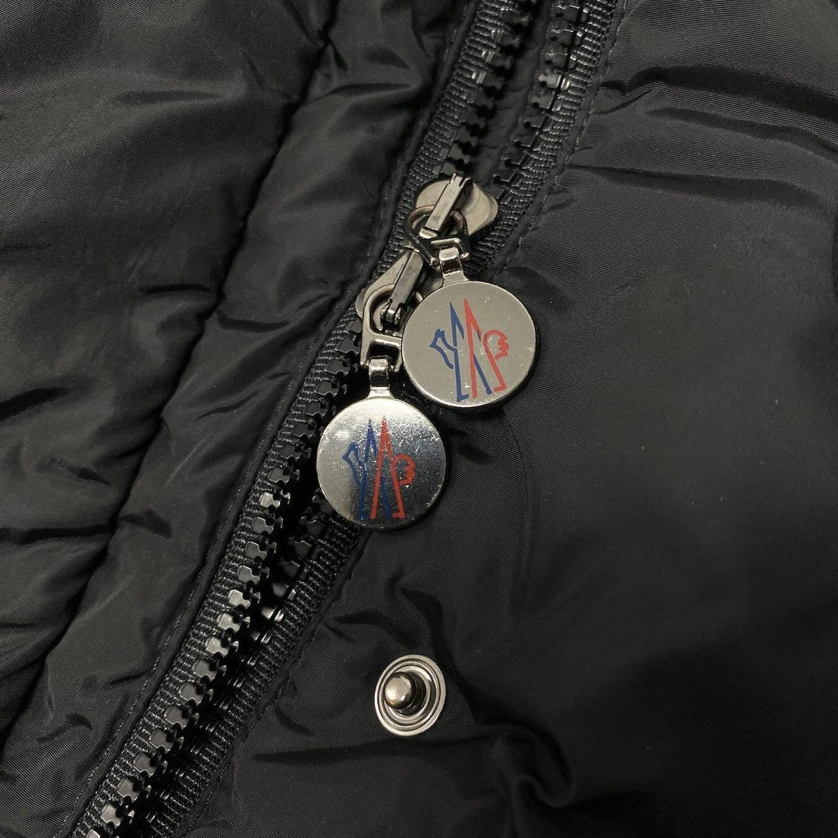 Moncler Phalangere Long Down Coat Black — view 7