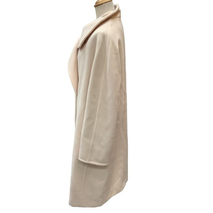 Max Mara Long Coat Ivory 40 — view 3