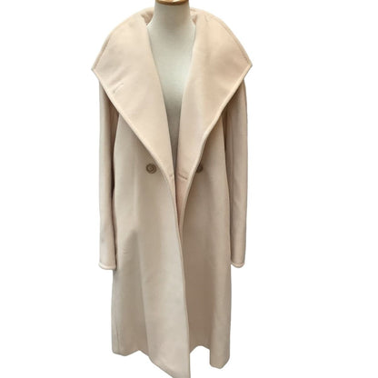 Max Mara Long Coat Ivory 40 — view 2
