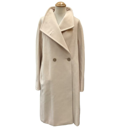 Max Mara Long Coat Ivory 40