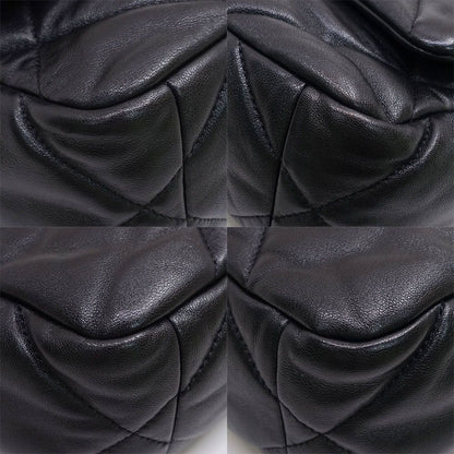 Chanel 19 Handbag Shiny Lambskin Gold Silver — view 5
