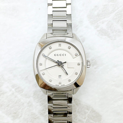 Gucci 142.5 Watch Diamond Quartz Stainless Steel 17 — view 4