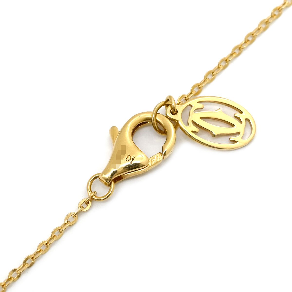 Cartier Necklace Baby Trinity Diamond Yellow Gold White Pink 18k — view 5