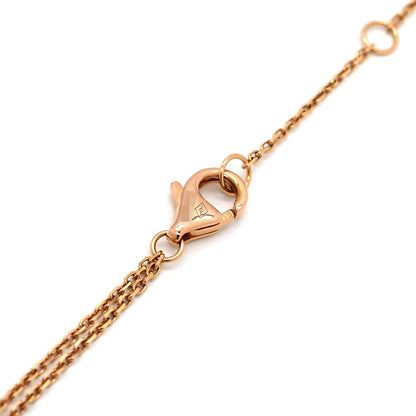Cartier Necklace Baby Trinity Yellow Gold White Pink 18k Chain — view 5
