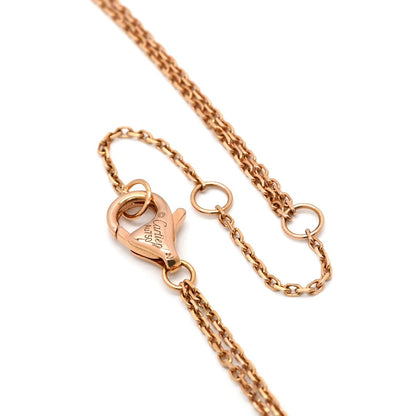 Cartier Necklace Baby Trinity Yellow Gold White Pink 18k Chain — view 4