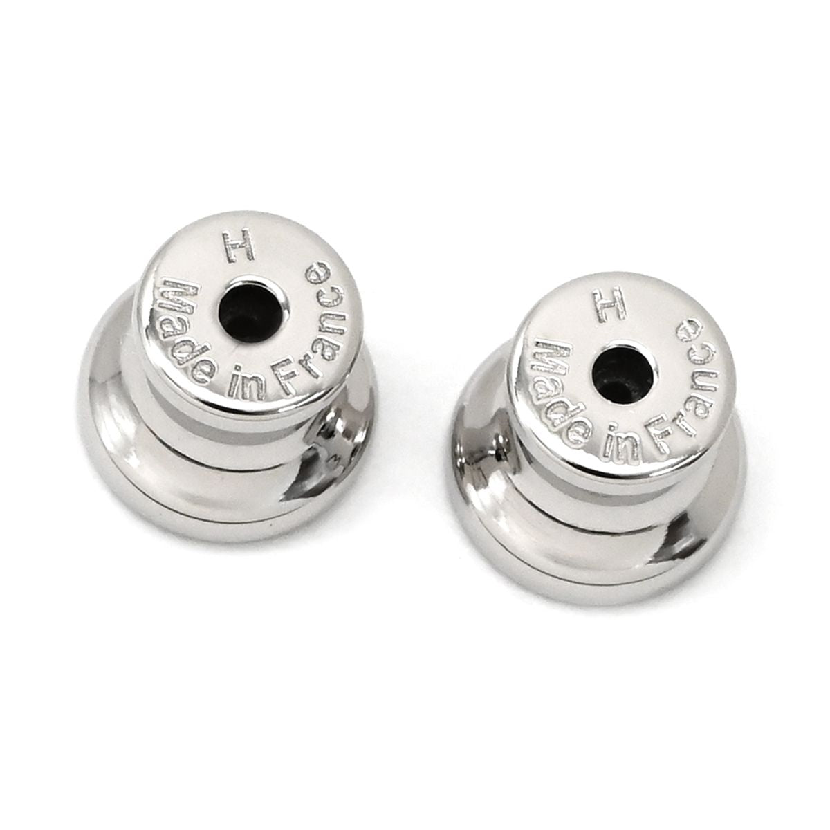 Hermes Earrings Pop Mini Enamel Rose Dragee Silver Pop Motif PG RG — view 7