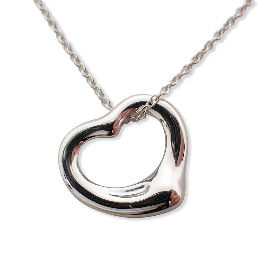 Tiffany & Co 925 Open Heart Pendant