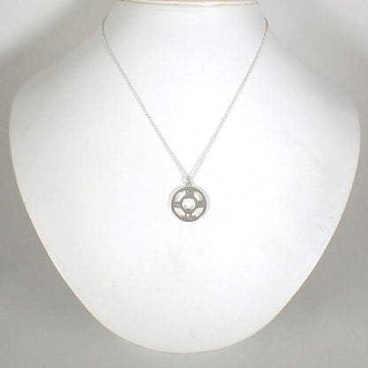 Tiffany & Co 925 Open Atlas Circle Pendant — view 2