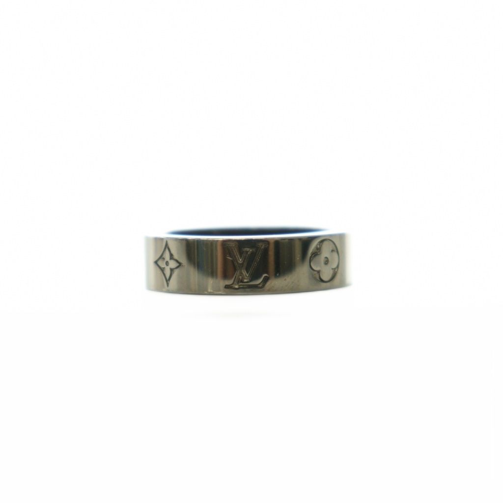 Louis Vuitton Signature Collection Ring LV Mosaic Thin Monogram Solid L
