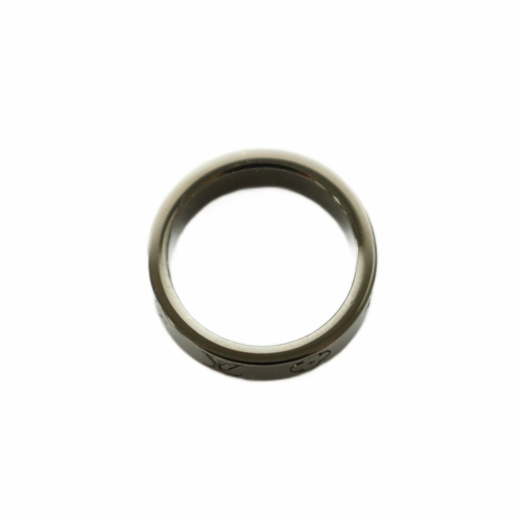Louis Vuitton Signature Collection Ring LV Mosaic Thin Monogram Solid L — view 5