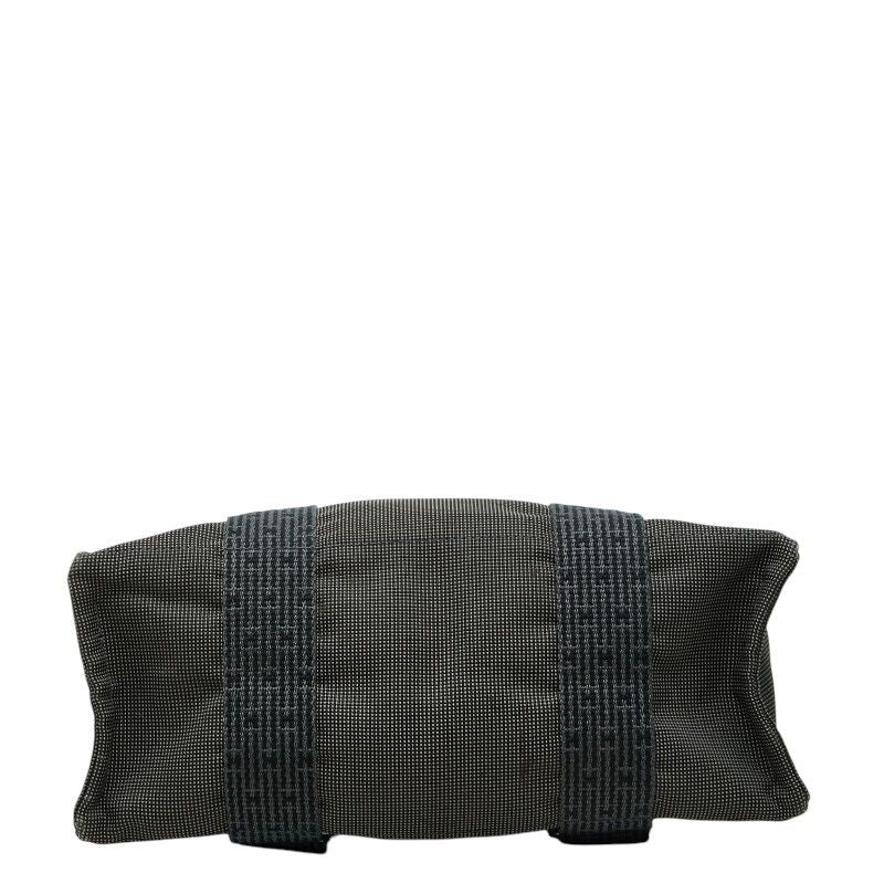 Hermes Herline a Dos MM Backpack 2-Way Handbag Gray Canvas — view 3