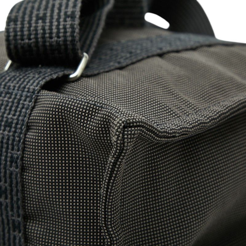 Hermes Herline a Dos MM Backpack 2-Way Handbag Gray Canvas — view 6