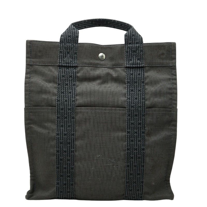 Hermes Herline a Dos MM Backpack 2-Way Handbag Gray Canvas