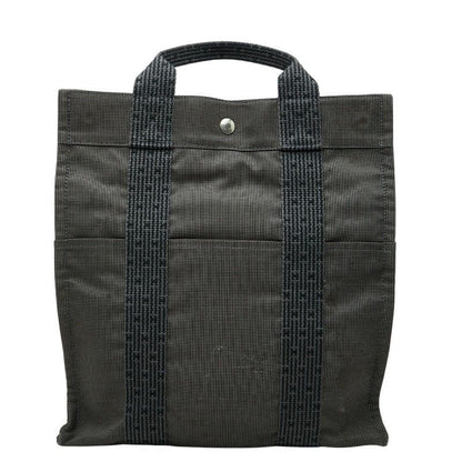 Hermes Herline a Dos MM Backpack 2-Way Handbag Gray Canvas