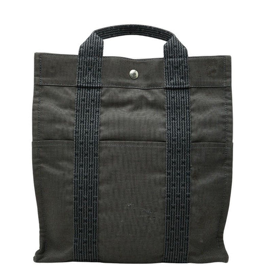 Hermes Herline a Dos MM Backpack 2-Way Handbag Gray Canvas