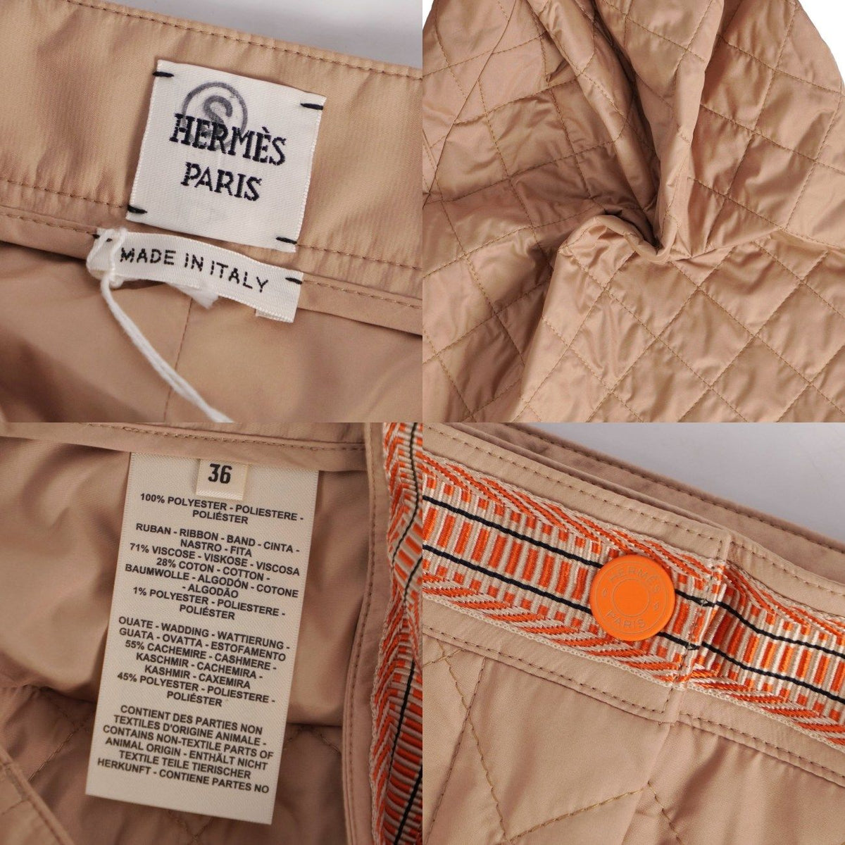 Hermes Pants Long Quilted Medium — view 6