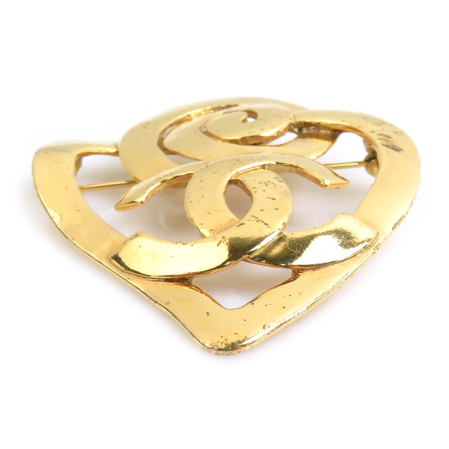 Chanel Brooch CC Logo — view 2