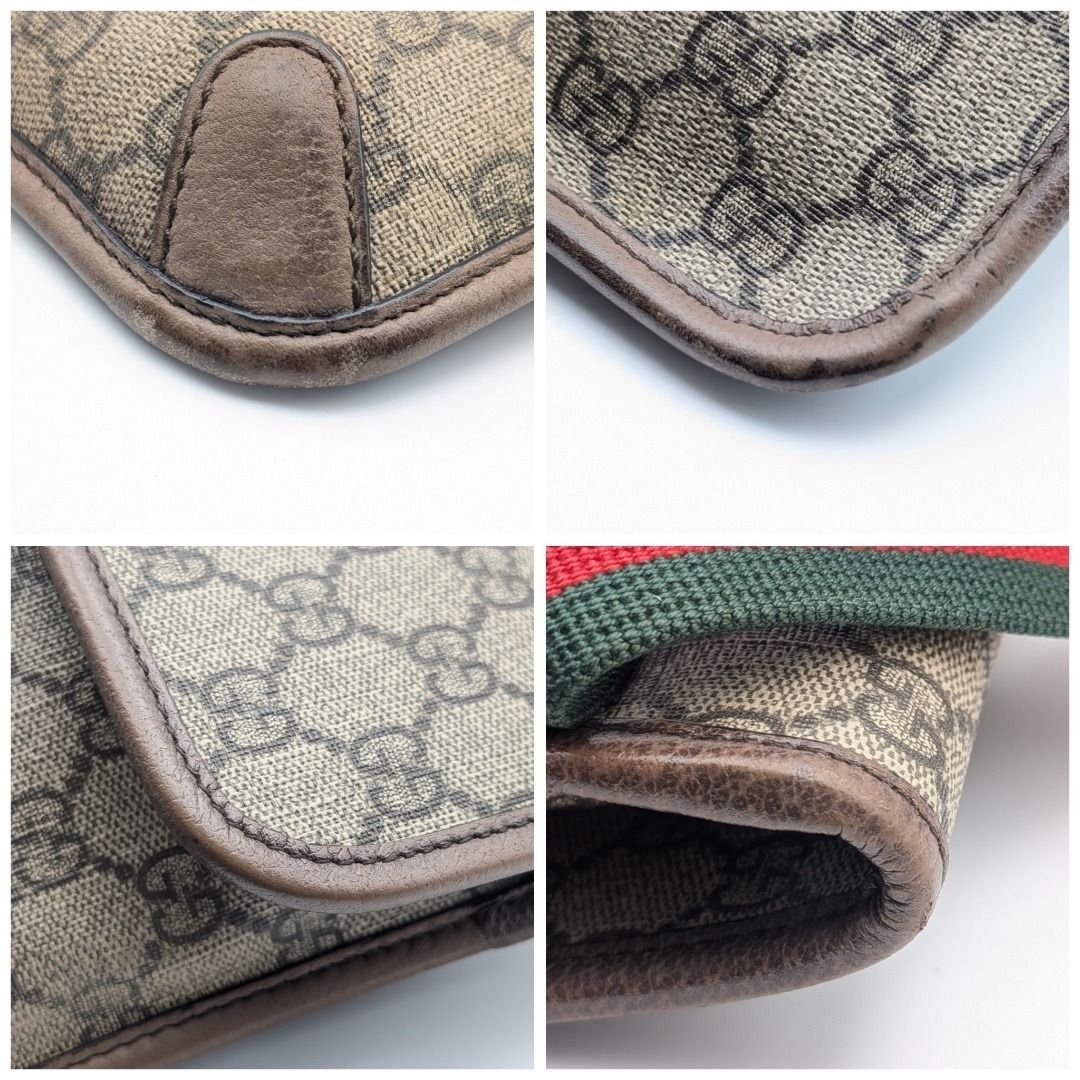 Gucci GG Supreme Neo Vintage Tiger Head Belt Bag Waist Pouch Brown — view 5