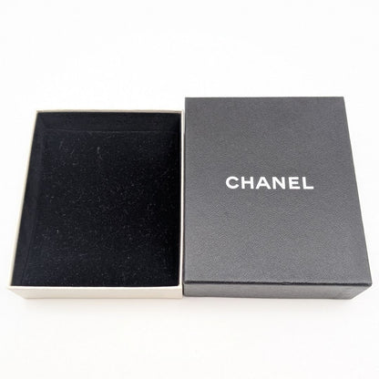 Chanel 95A Earrings CC Logo Gold Black Vintage — view 8