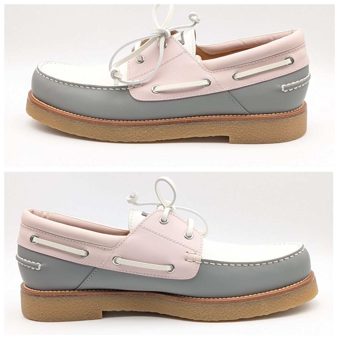 Louis Vuitton Deck Shoes Multicolor White Pink Gray Sneakers — view 2