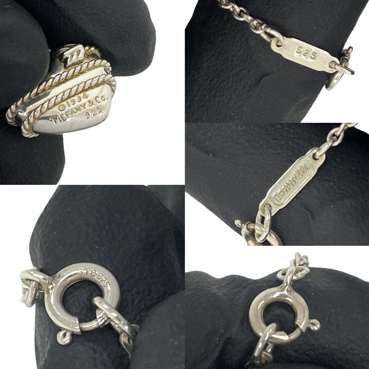 Tiffany & Co Vintage Heart Arrow Necklace 925 Sterling Silver — view 3