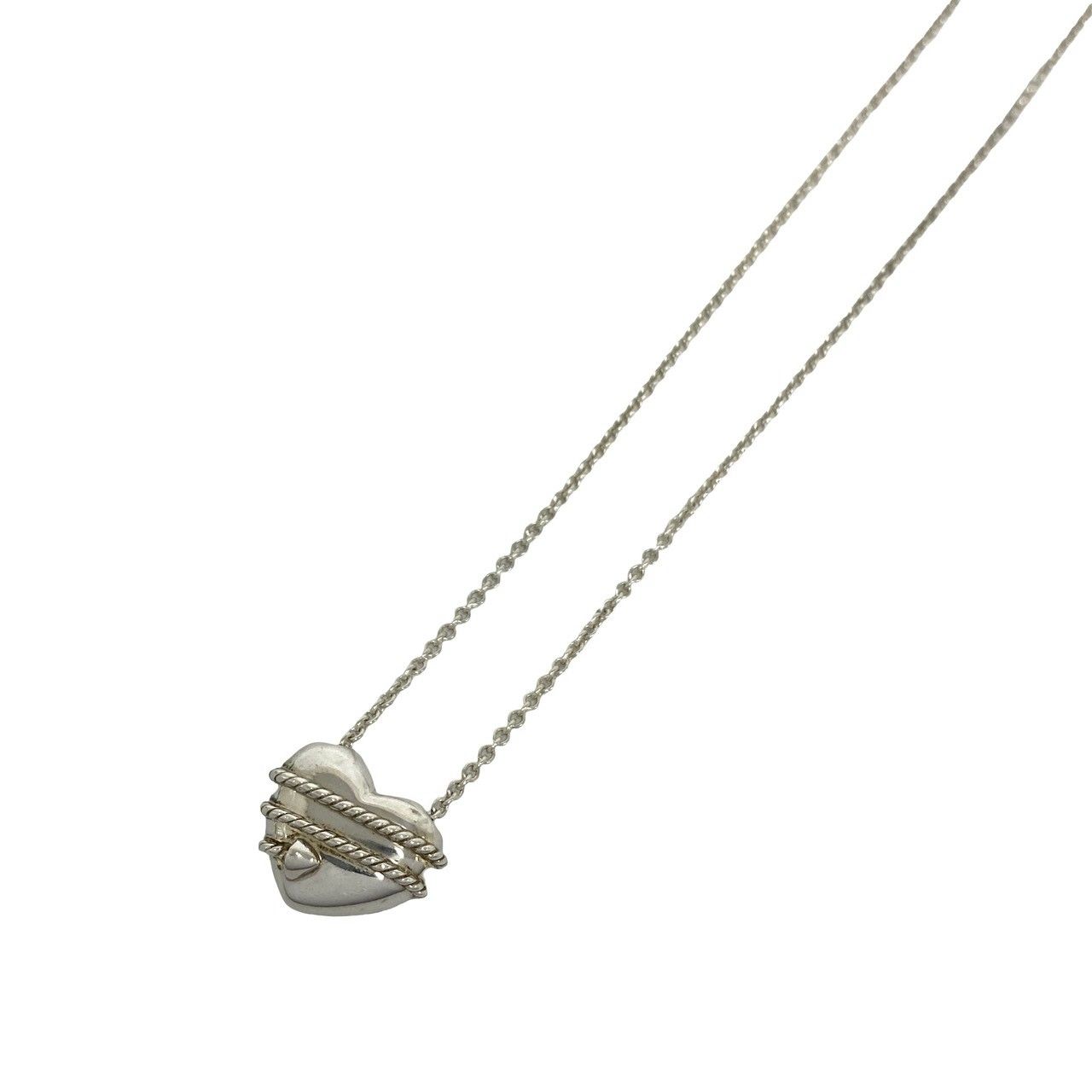 Tiffany & Co Vintage Heart Arrow Necklace 925 Sterling Silver — view 4