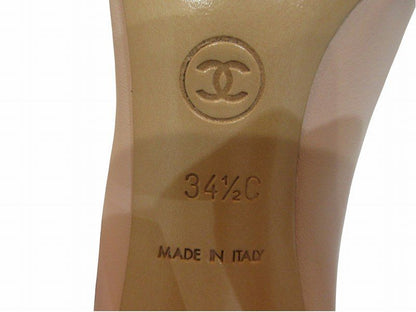 Chanel Pumps CC Logo Pink Heels — view 6
