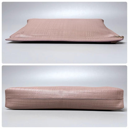 Loewe T Pouch Clutch Pink Beige Anagram — view 5