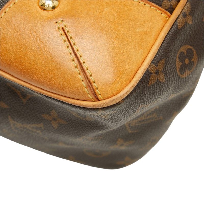 Louis Vuitton Monogram Estrella MM Tote Shoulder Bag Brown Leather — view 6