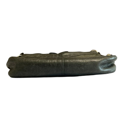Balenciaga Giant Hip Leather Shoulder Bag Khaki — view 7
