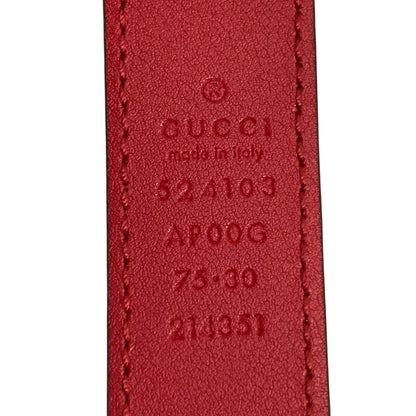 Gucci GG Marmont Double Buckle Leather Belt 75 — view 3