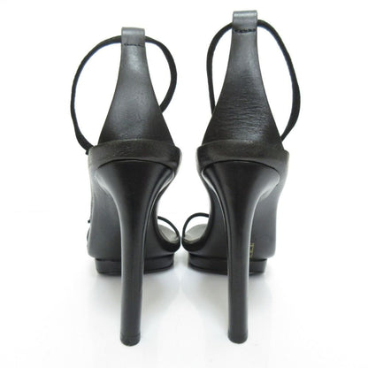 Gucci Ankle Strap High Sandals 34c Black — view 3