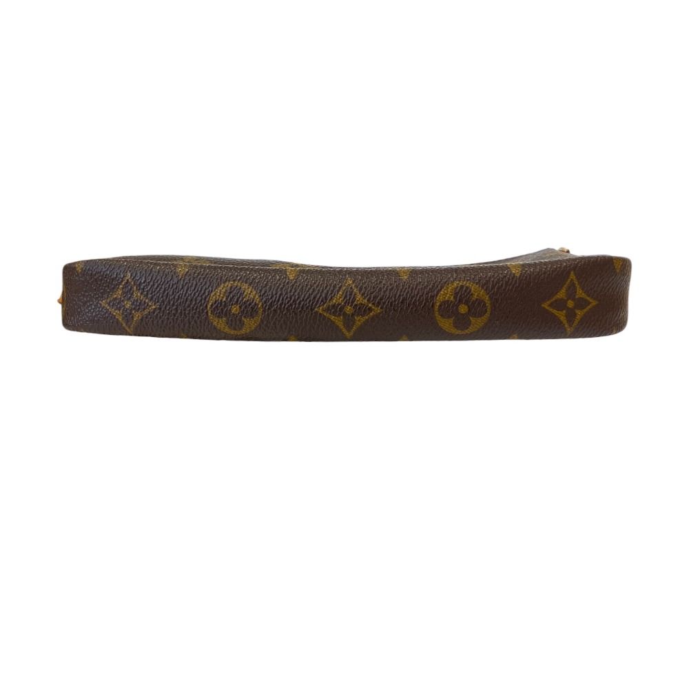 Louis Vuitton Monogram Pochette Soir Pouch Brown — view 5
