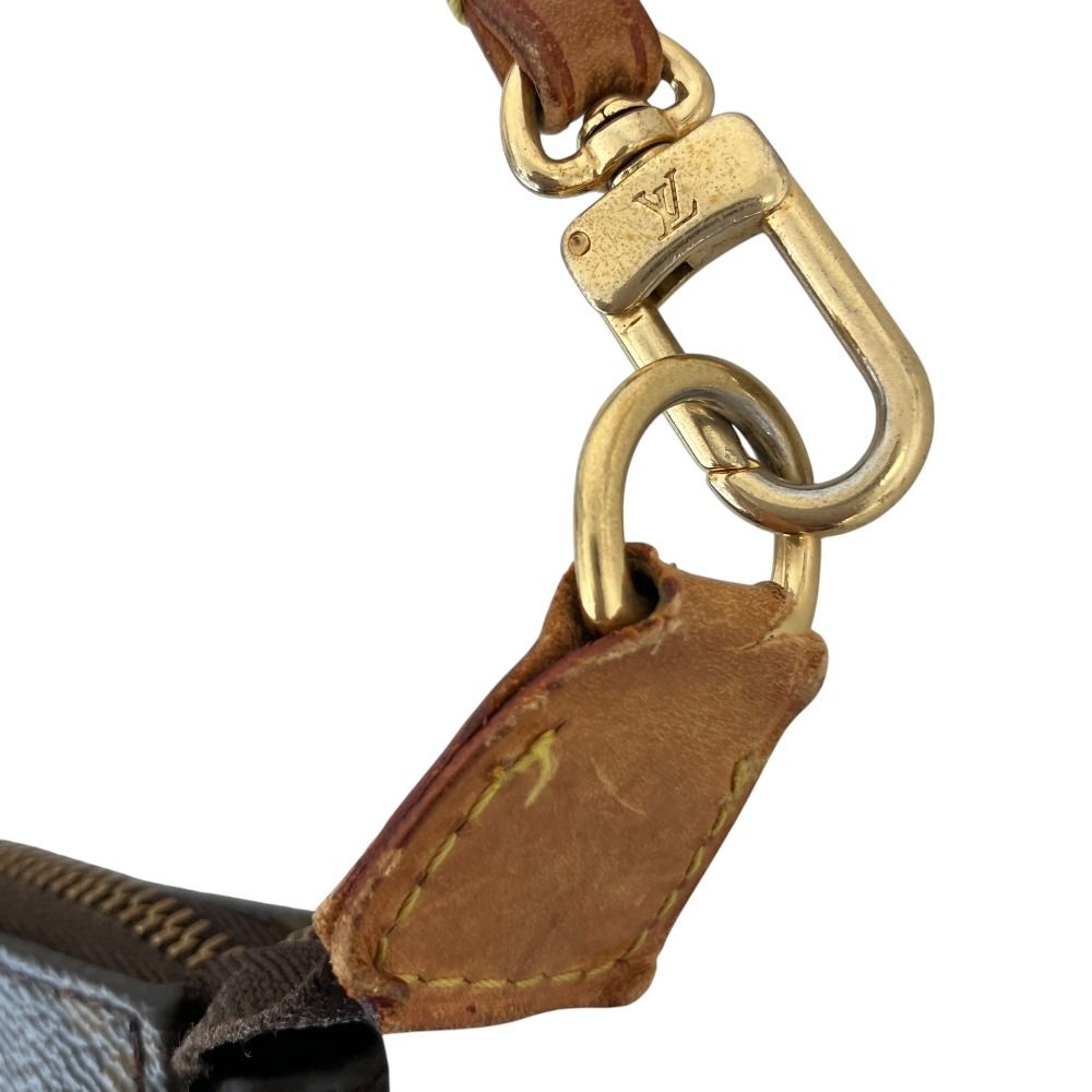 Louis Vuitton Monogram Pochette Soir Pouch Brown — view 7