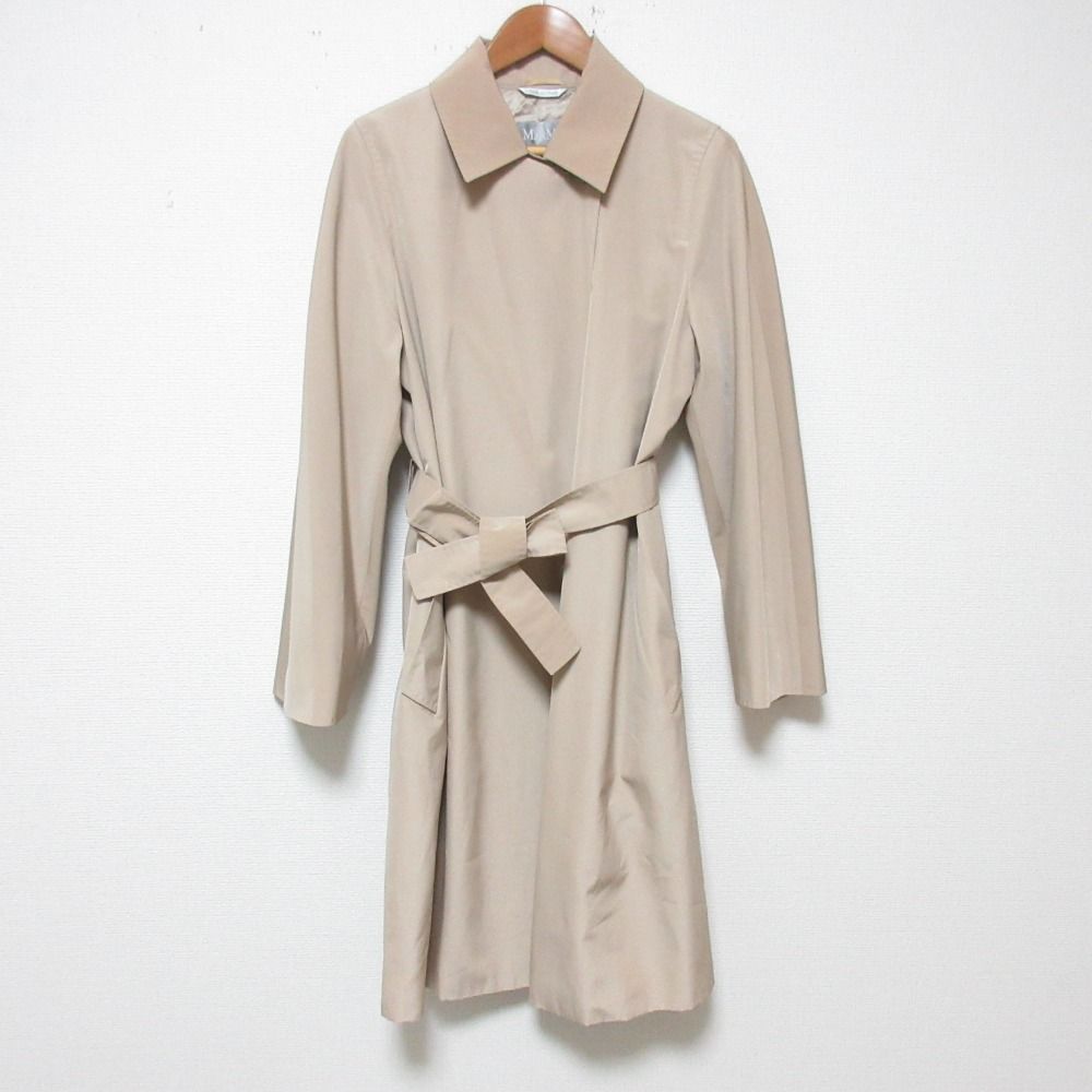 Max Mara with Belt Wrap Coat Spring Beige