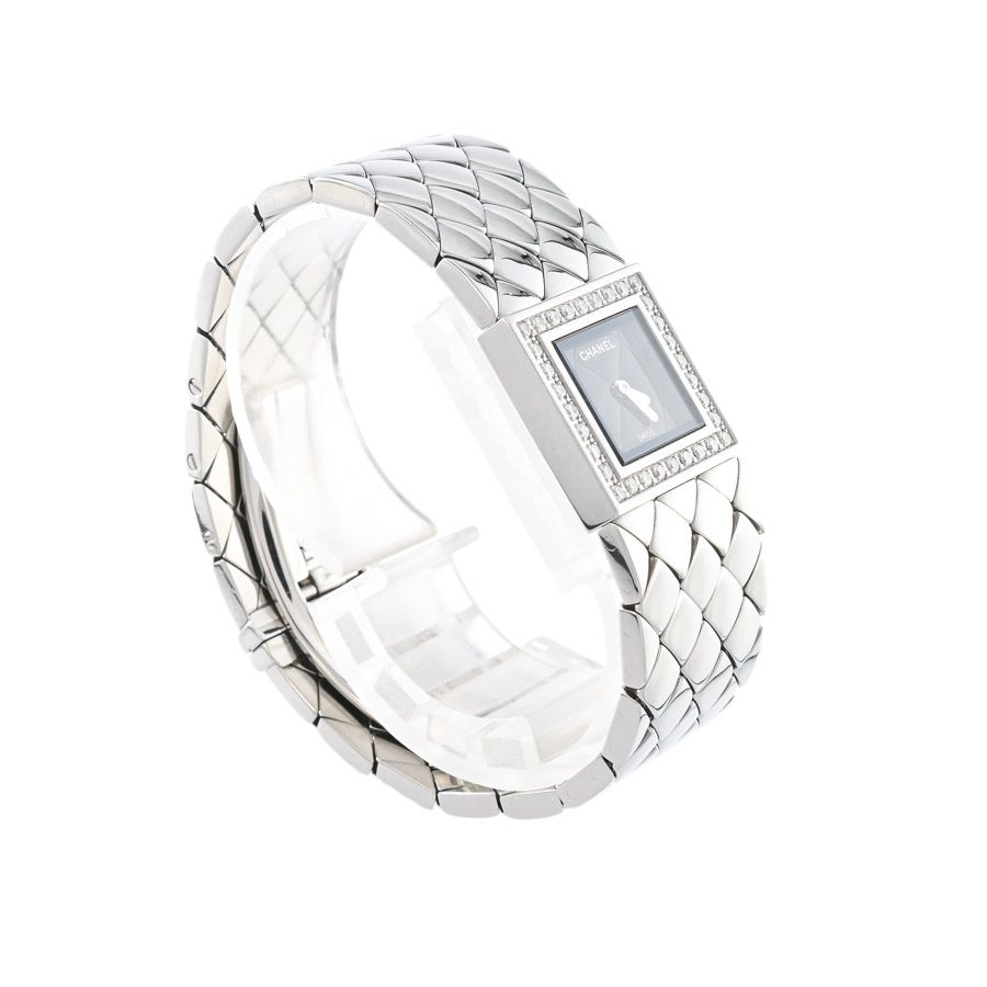 Chanel Watch Quilted Silver — view 3