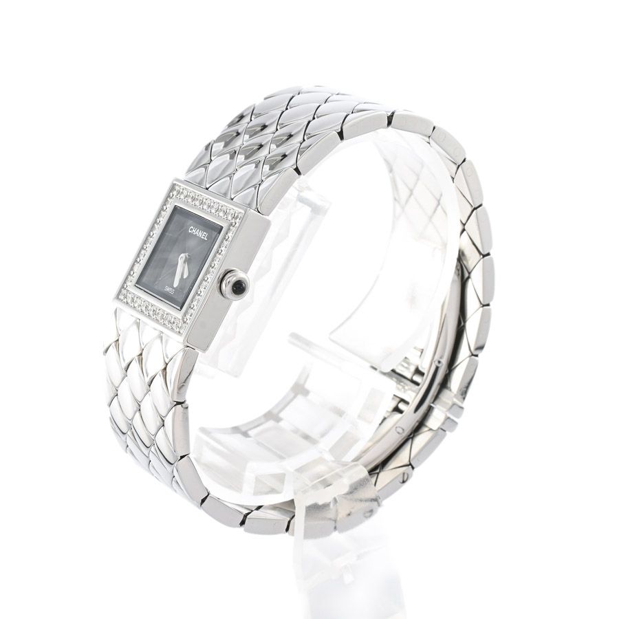 Chanel Watch Quilted Silver — view 2
