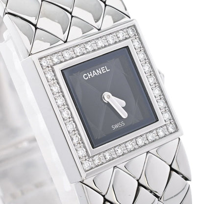 Chanel Watch Quilted Silver — view 4