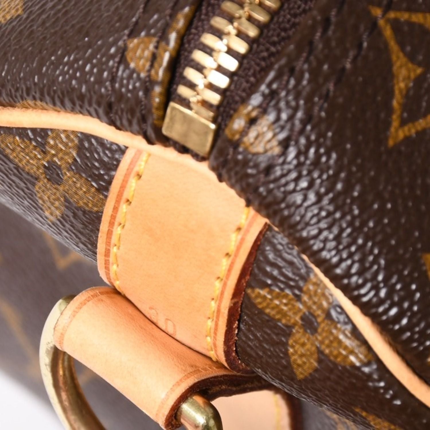 Louis Vuitton Monogram Speedy Bandouliere 30 Handbag Brown Gold — view 5