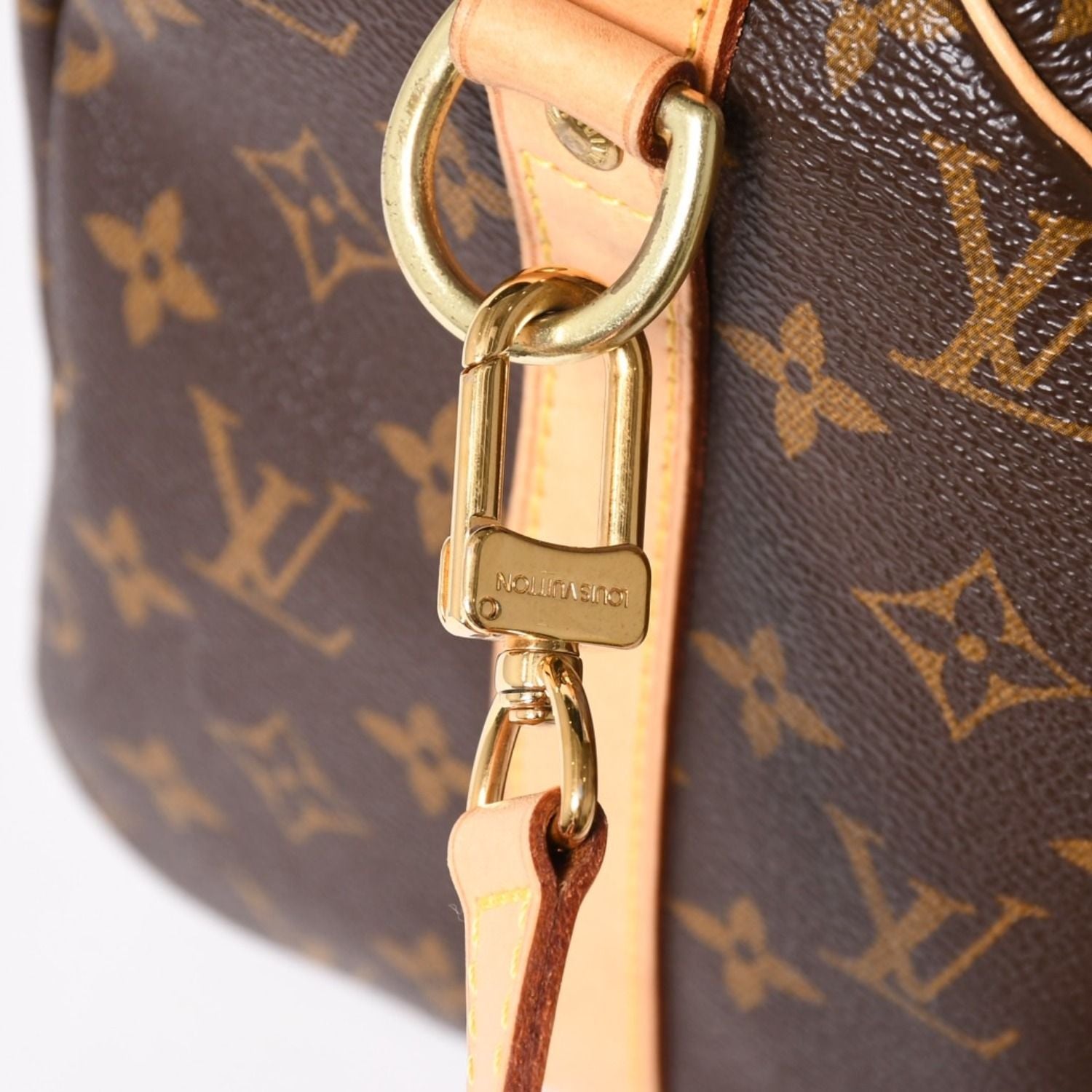 Louis Vuitton Monogram Speedy Bandouliere 30 Handbag Brown Gold — view 6