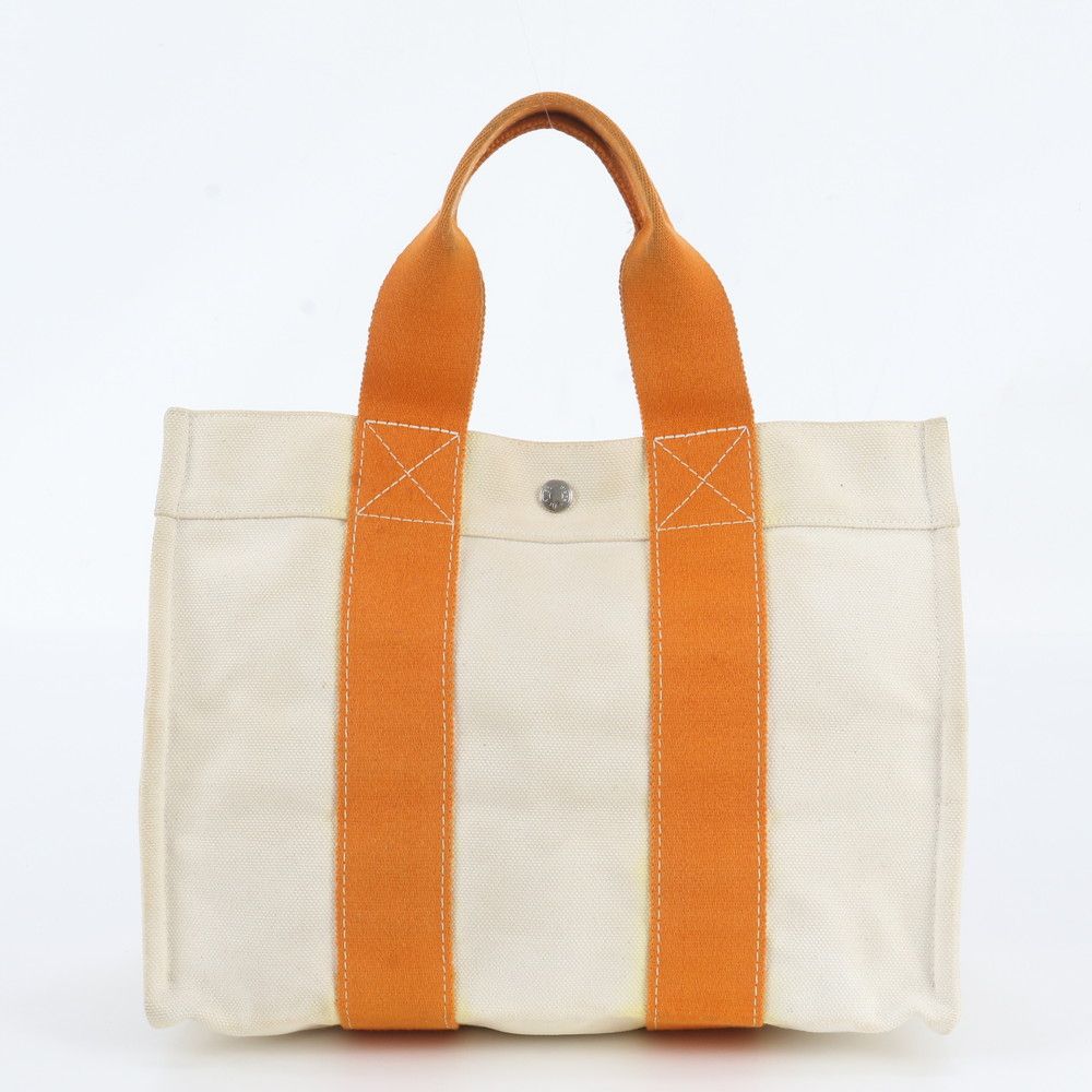 Hermes Bora PM Tote Bag Shoulder Hand Orange