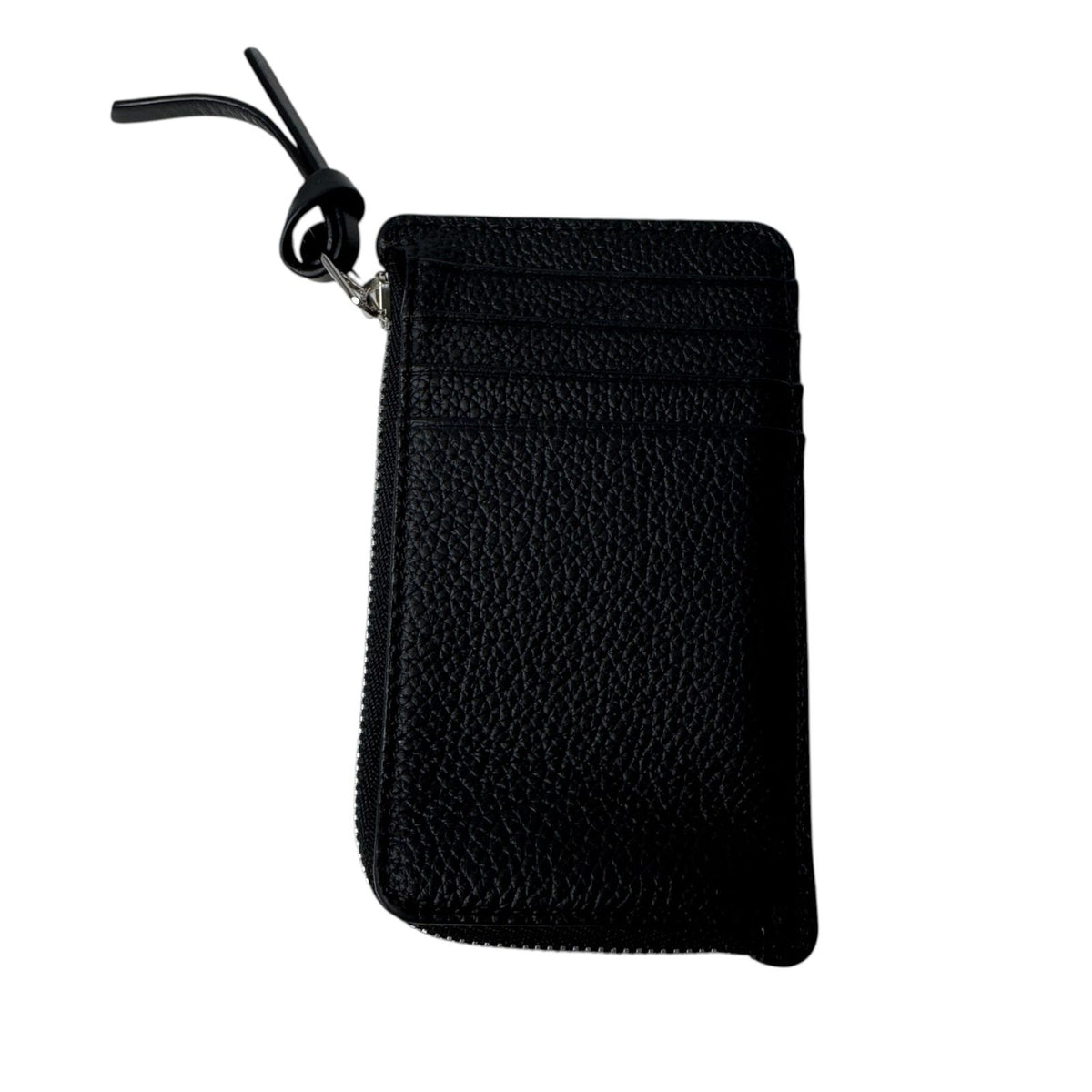 Loewe Anagram L-shaped Zipper Coin Purse Card Case Black — view 2