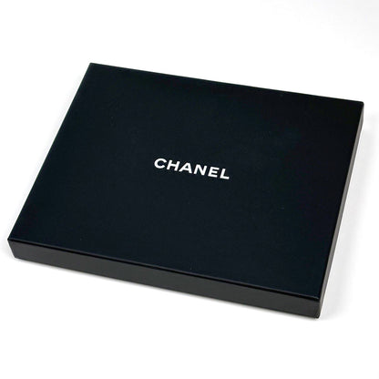 Chanel Necklace CC Logo Faux Pearl Metal Black Silver — view 7