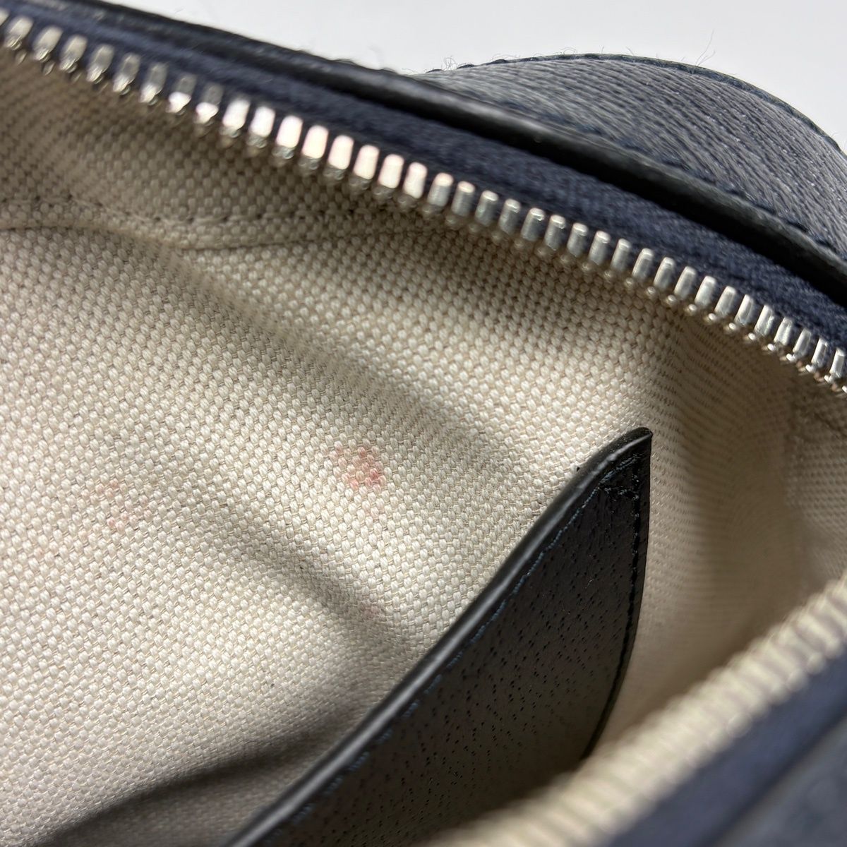Gucci Shoulder Bag Ophidia Sherry Line Web Double GG Supreme Navy — view 6