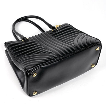 Prada Handbag 2-Way Leather Nero — view 2