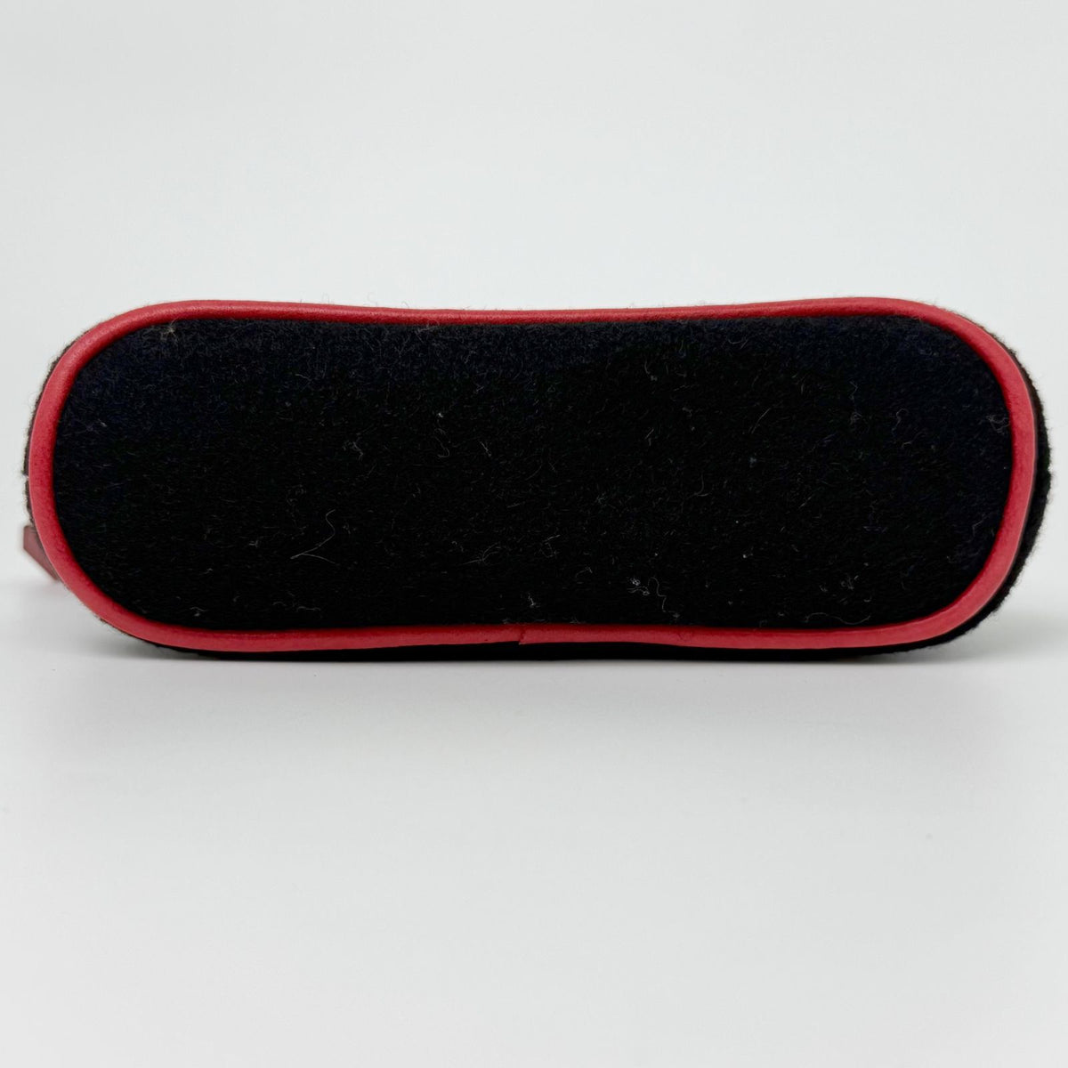 Hermes Bolide Pouch Mini Wool Black Red Silver Vintage — view 6