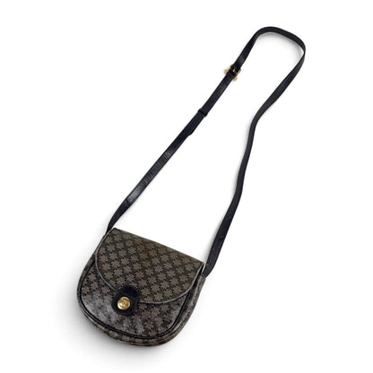 Celine Leather Cross Mini Pochette Macadam Triomphe Shoulder Bag — view 2