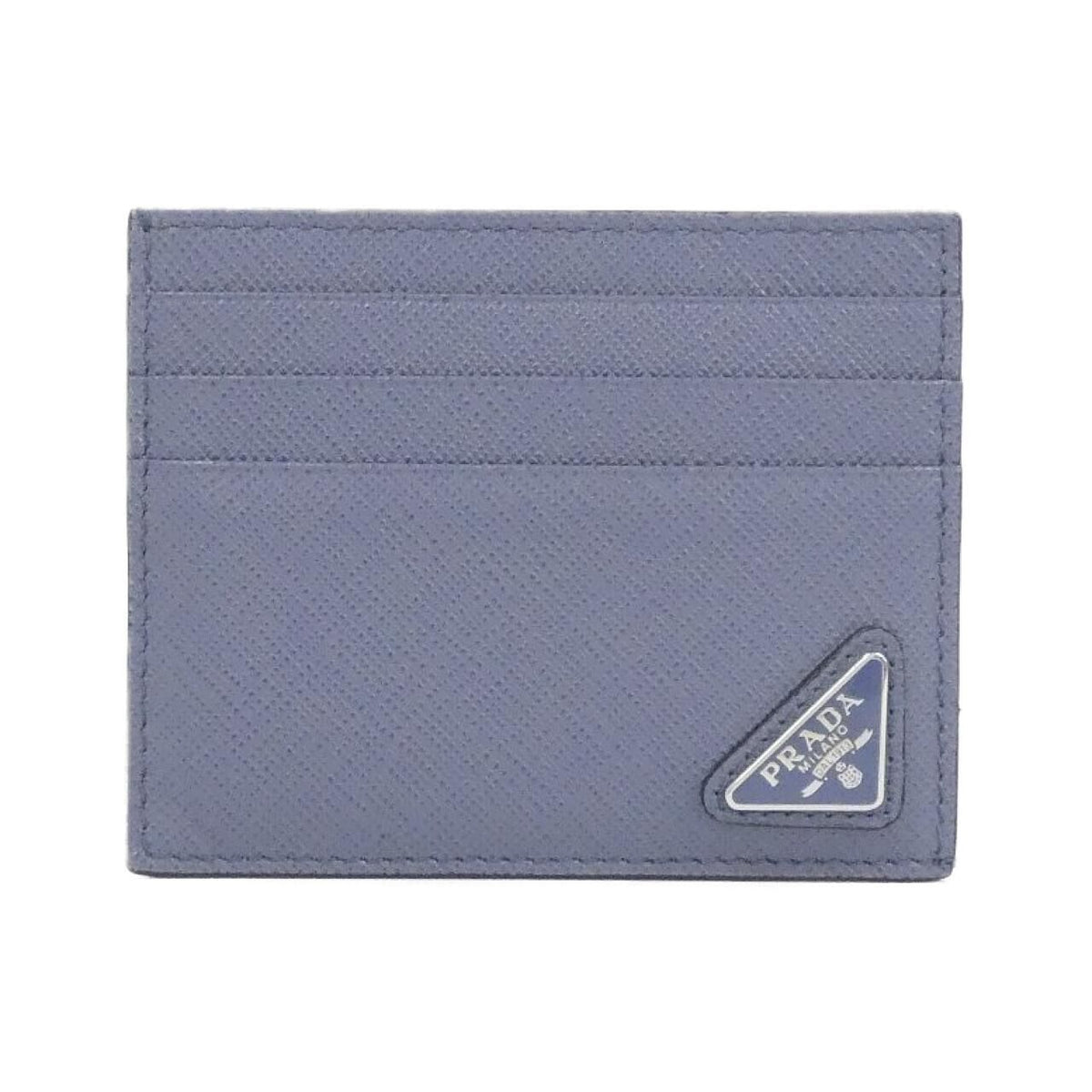 Prada Card Case Card Holders Silver