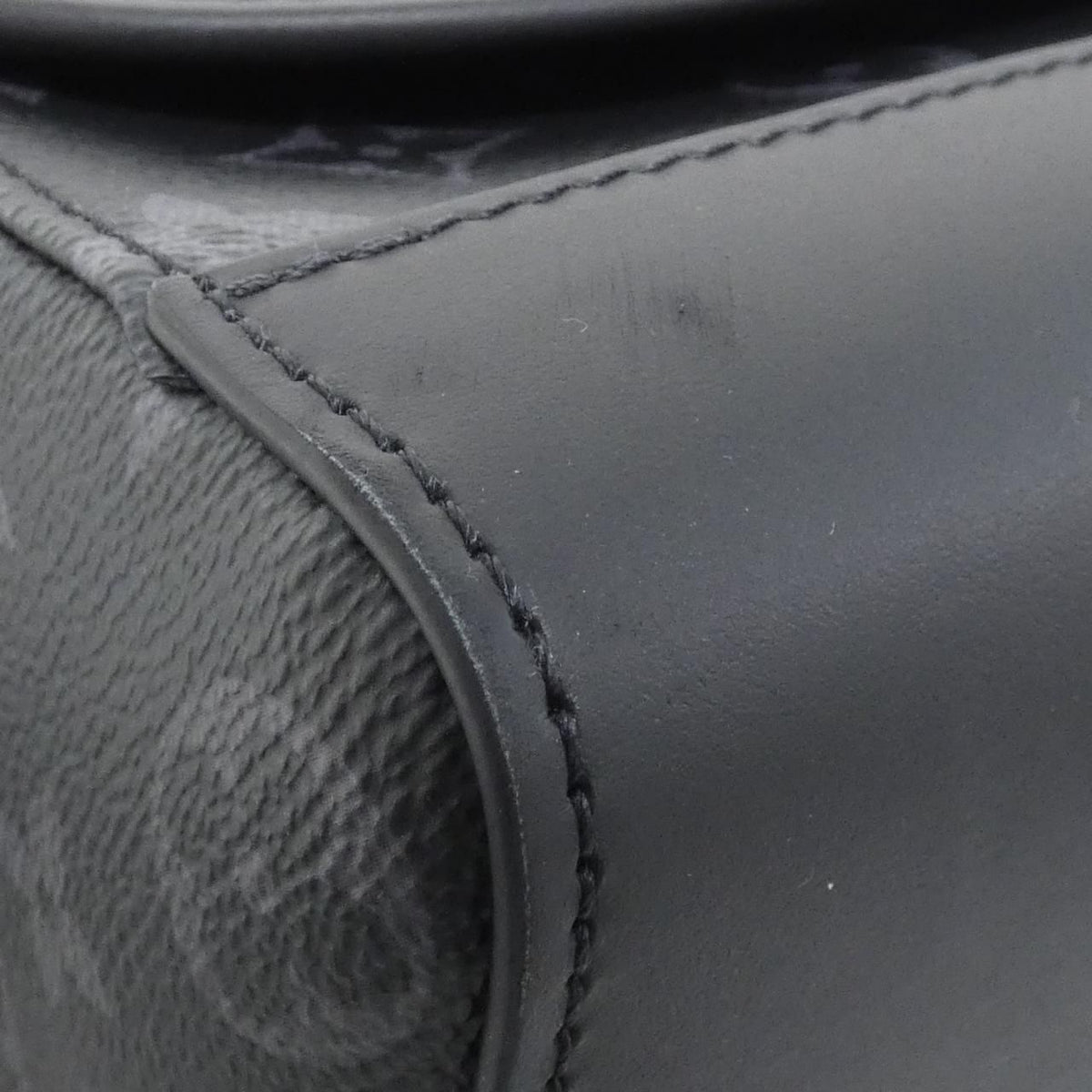 Louis Vuitton Monogram Eclipse Courier Messenger Shoulder Bag — view 3