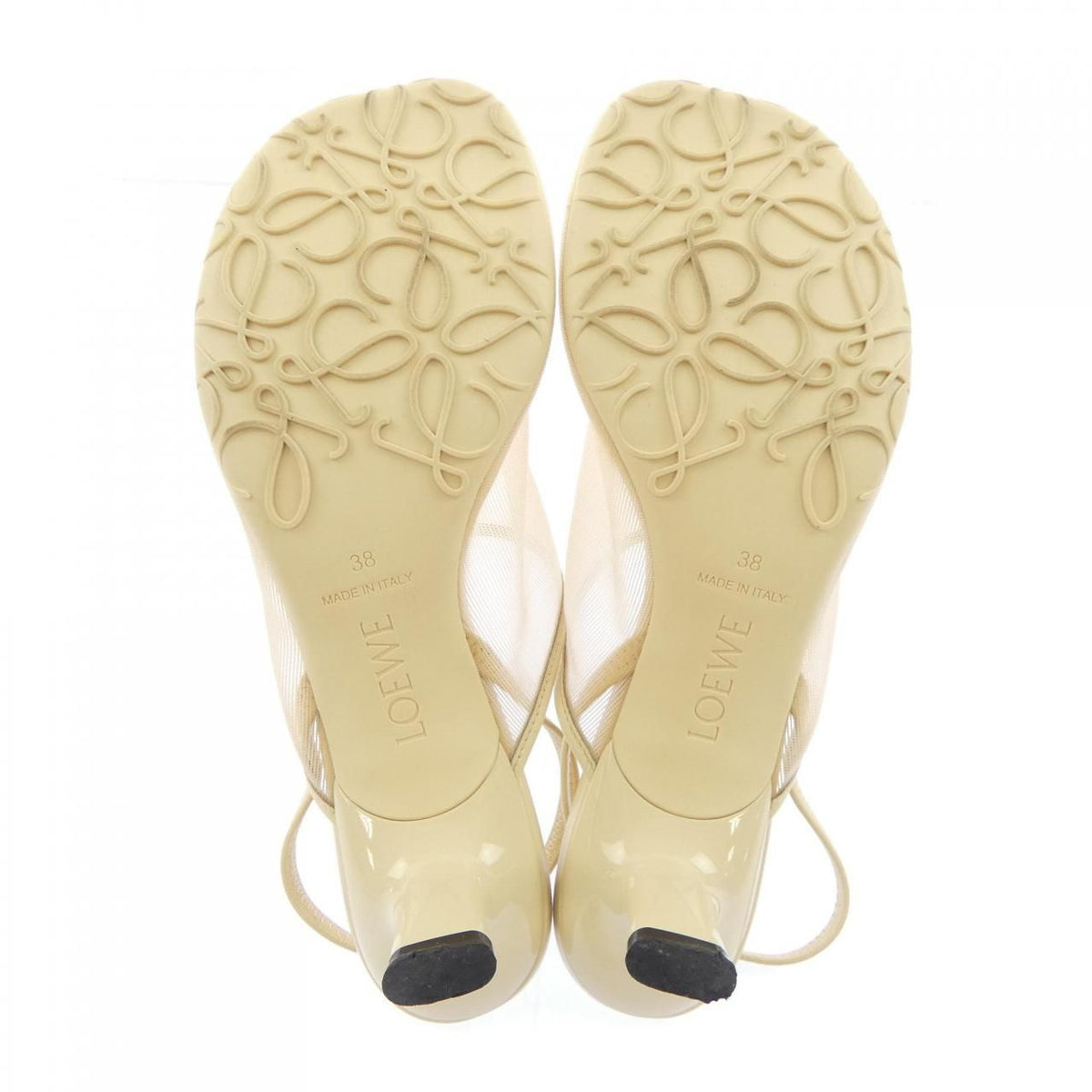 Loewe Petal Mesh Sandals — view 4